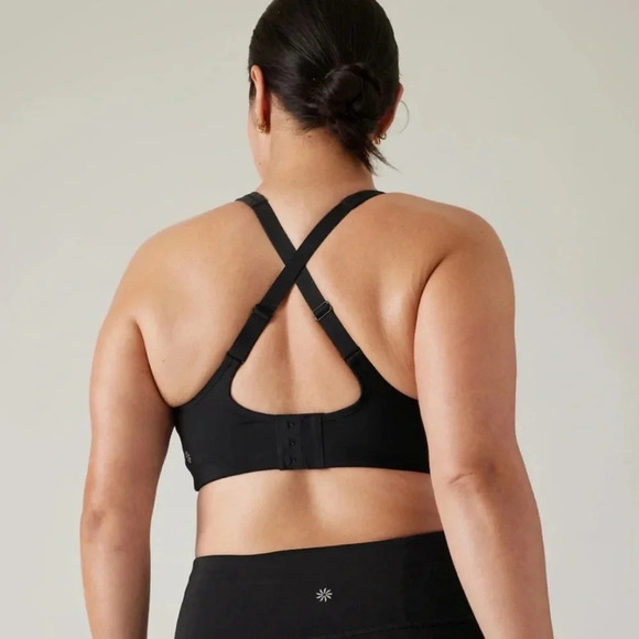Athleta Glory Black Sports Bra - Picture 2 of 5